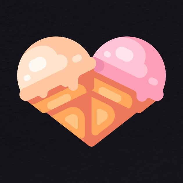 Ice cream heart by IvanDubovik